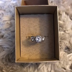 Diamonique past present and future ring!